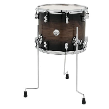 Pdp Concept Exotic Wallnut-Charcoal Burst, Chrome Hardware Kit Drums, 12 x 14 PDCMX1214TTWC